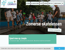 Tablet Screenshot of jeugdlochristi.be